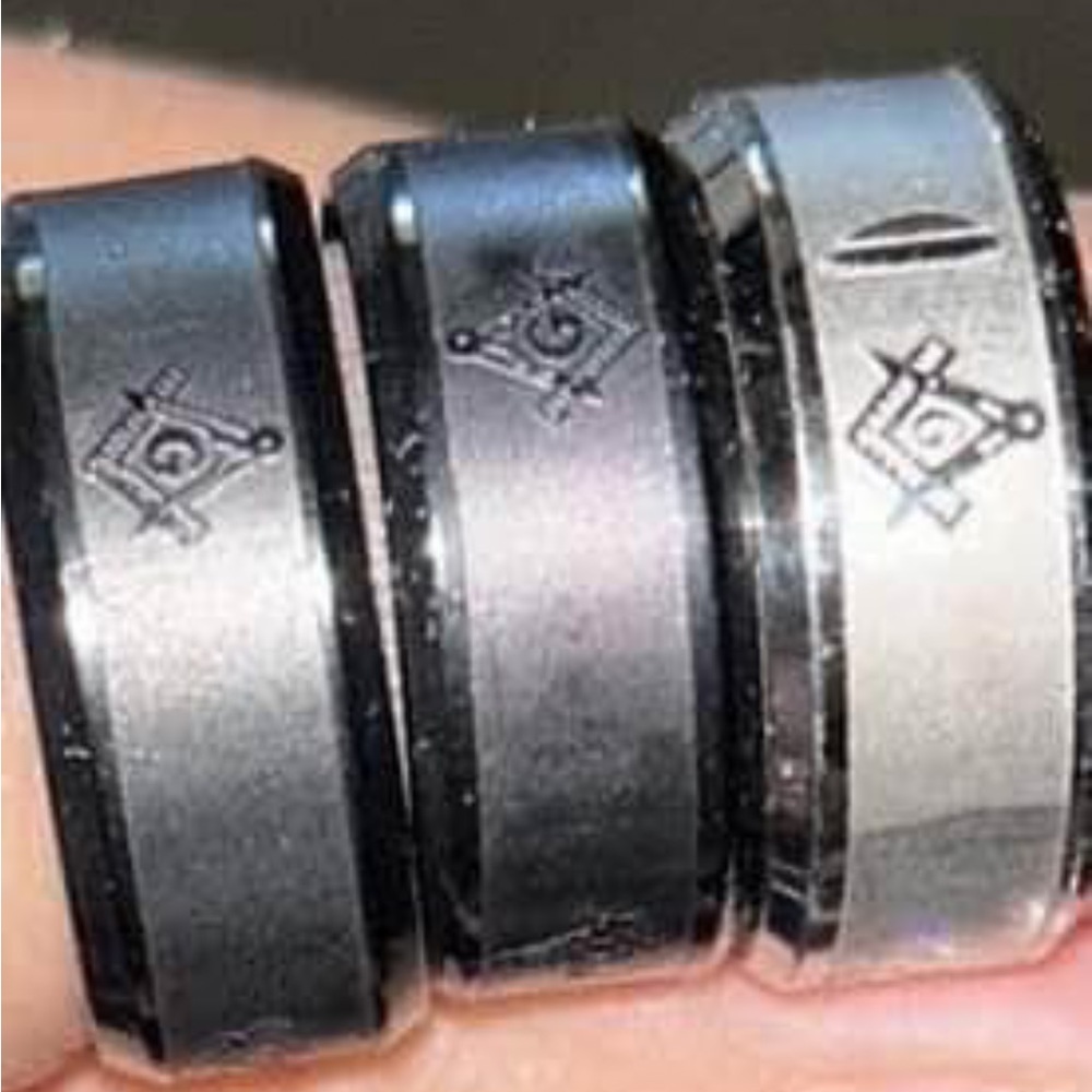 Men stainless steel rings $25 each